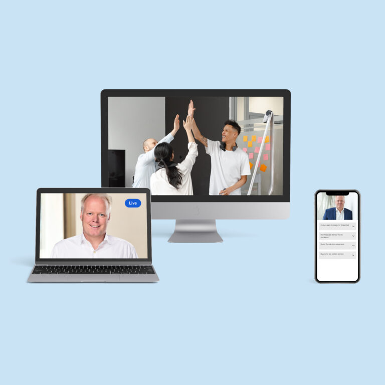 Eine positive Teamkultur schaffen Kurs Mockup