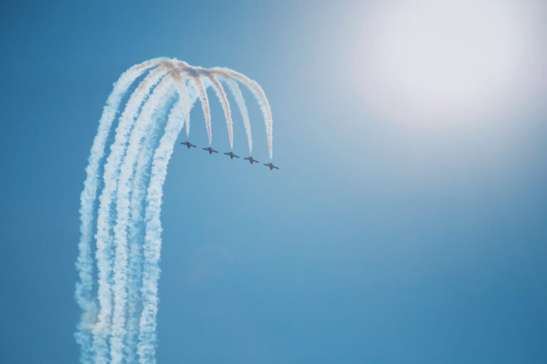 Eine Flugshow als Beispiel für High Performing Teams