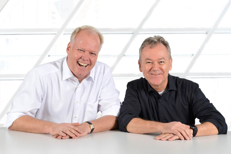 Rolf Kersten und Kai Boyd. Titelbild für den Artikel 'Was treibt dich an'